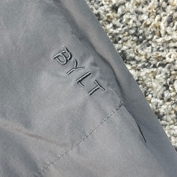 BYLT Premium Basics Everyday Pant Mens 34 Grey Jogger Chino Stretch Trousers - Picture 7 of 10